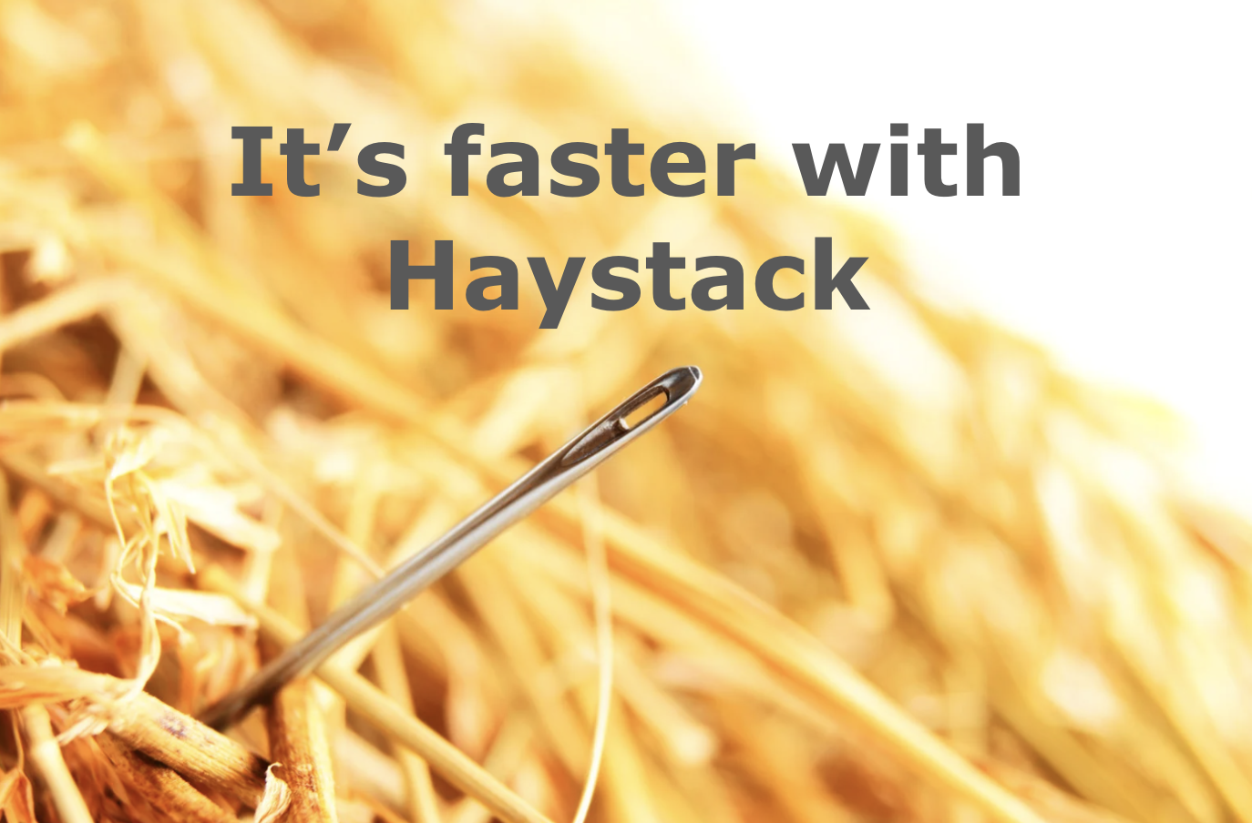 Find local products faster on Haystack than Google or ChatGPT and them delivered as fast as from Amazon!